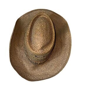 Straw beach hat made in Italy 7‎ 56 authentic fun boho chic  vintage